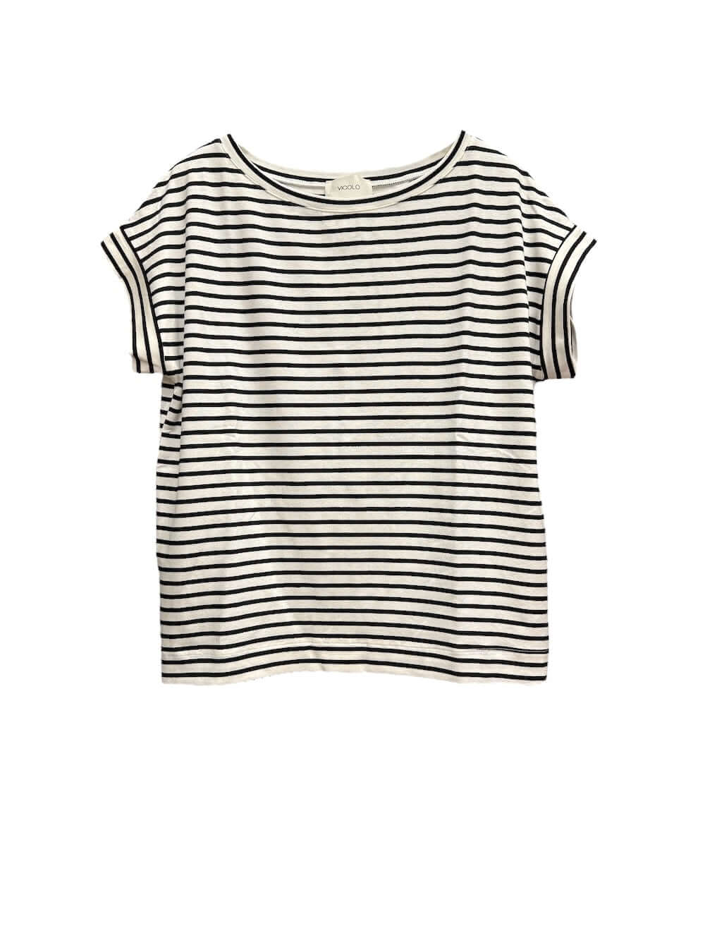 Vicolo black striped t-shirt