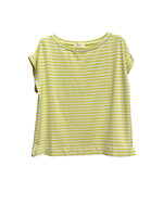 Vicolo lime striped t-shirt