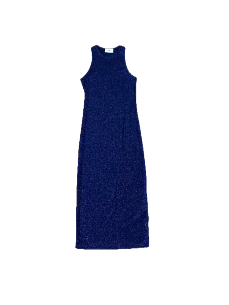 Vicolo electric blue lurex dress