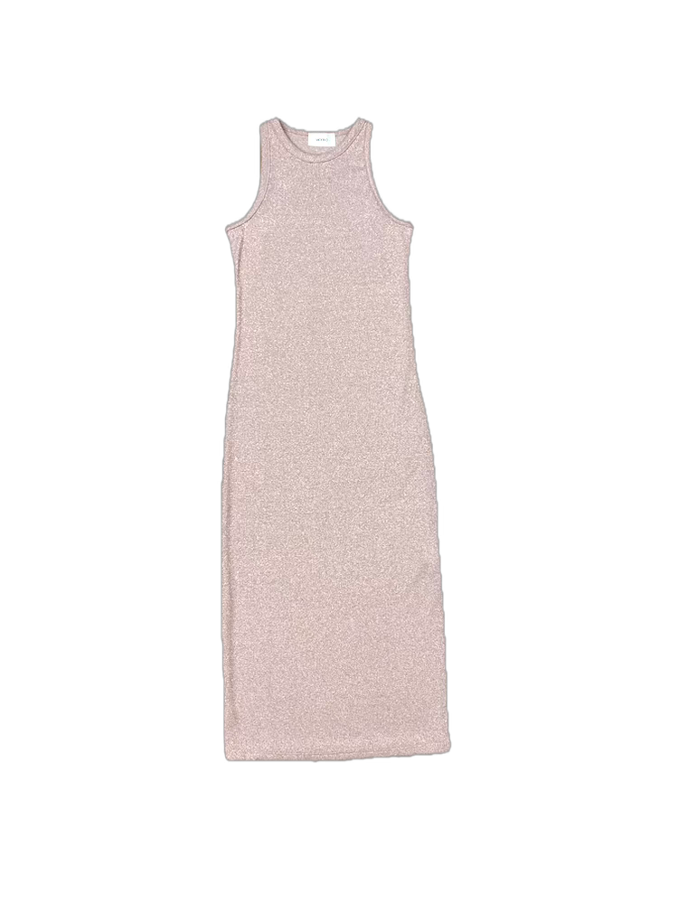 Vicolo pink lurex dress