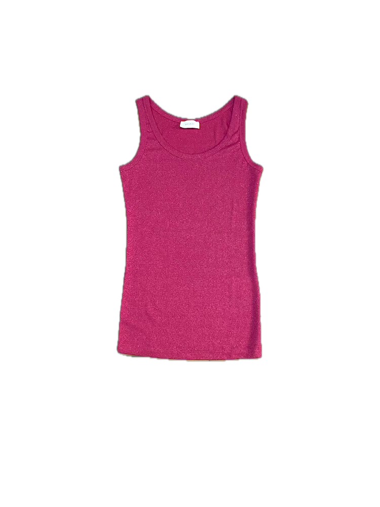 Vicolo fuchsia glitter top