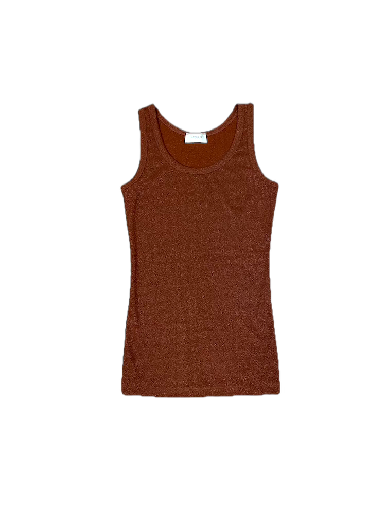 Vicolo rust glitter top