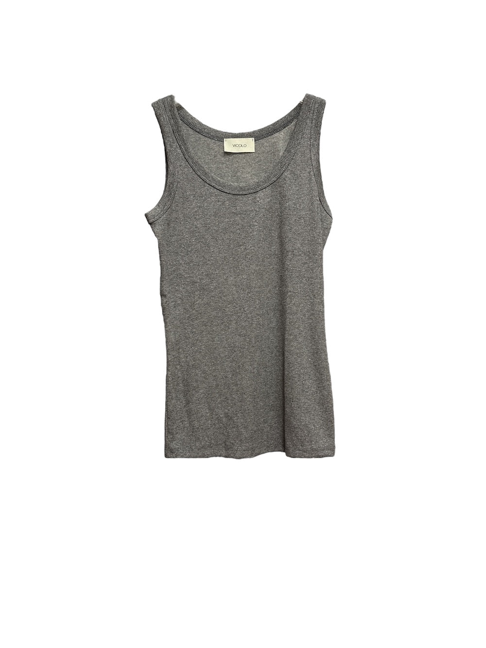 Vicolo grey glitter top
