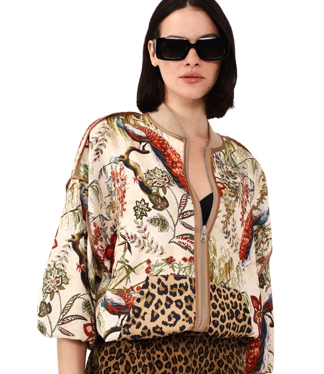 Dixie multicolor print jacket