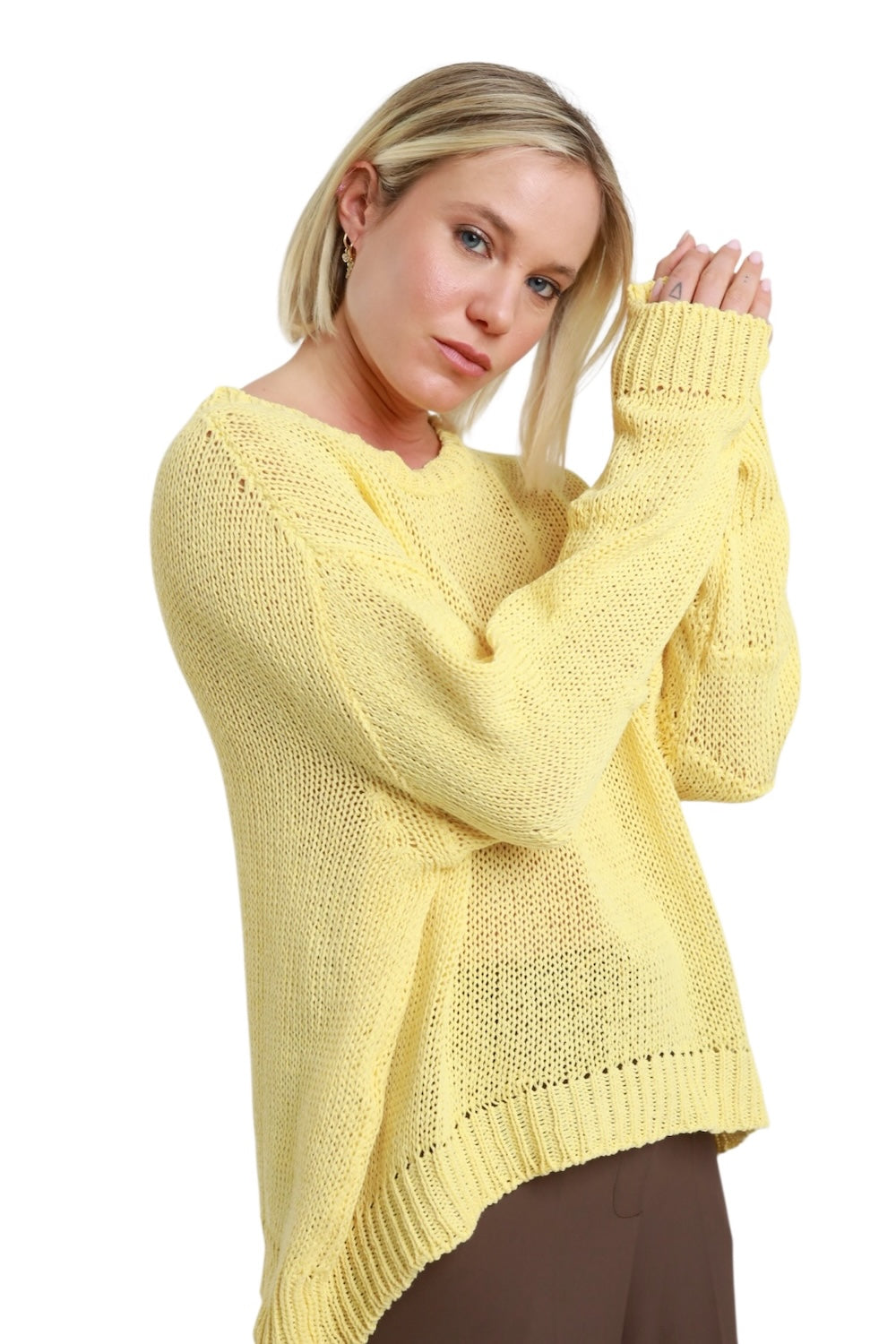 Susy Mix yellow pullover