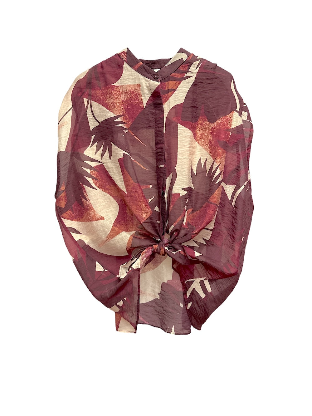 Susy Mix red wine shirt