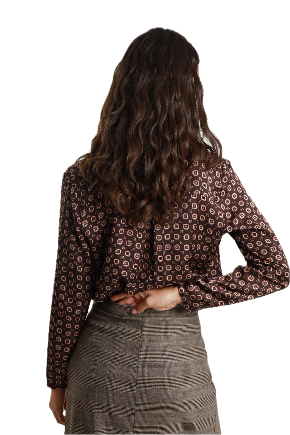 Susy mix brown shirt