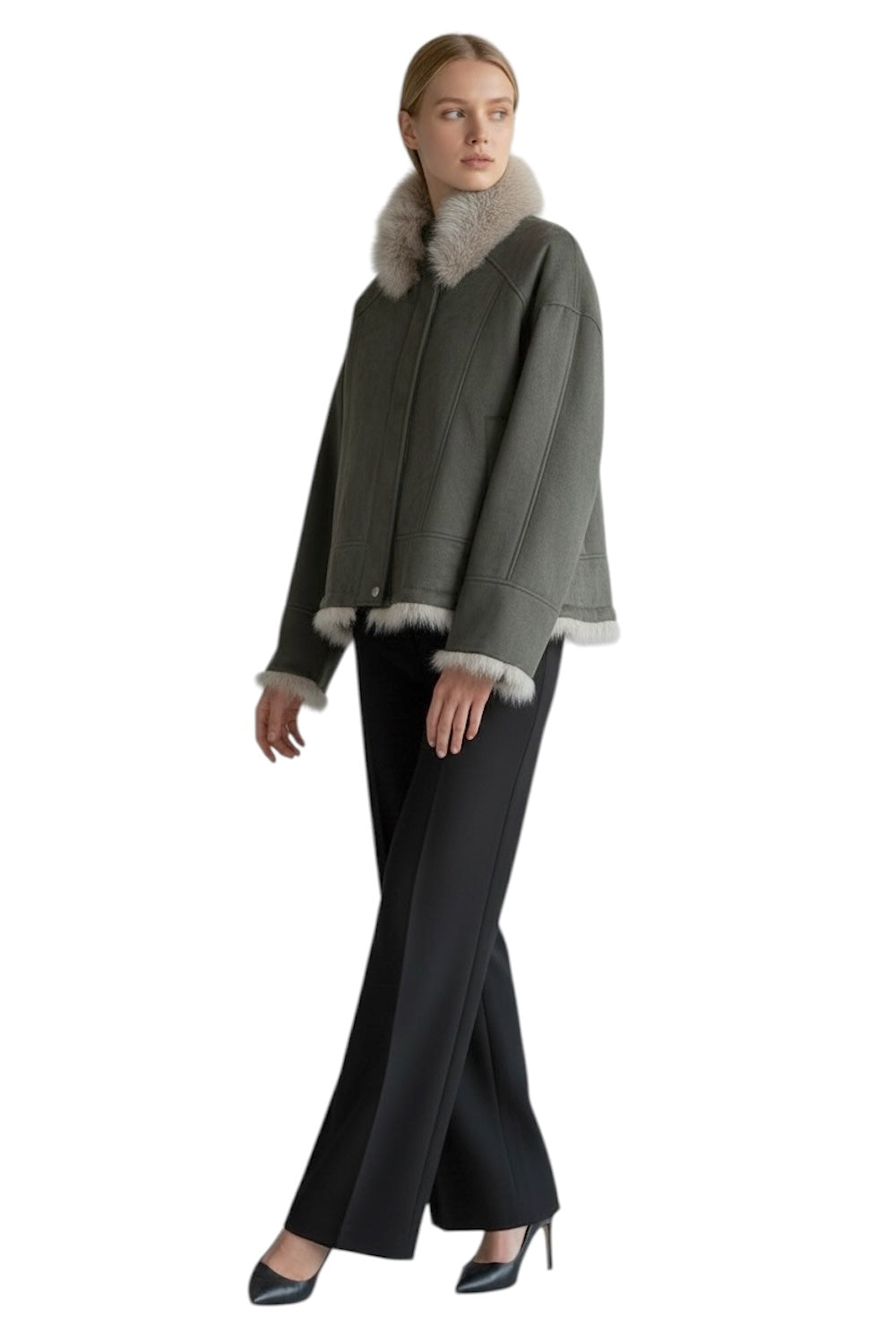 Le îls green reversible jacket