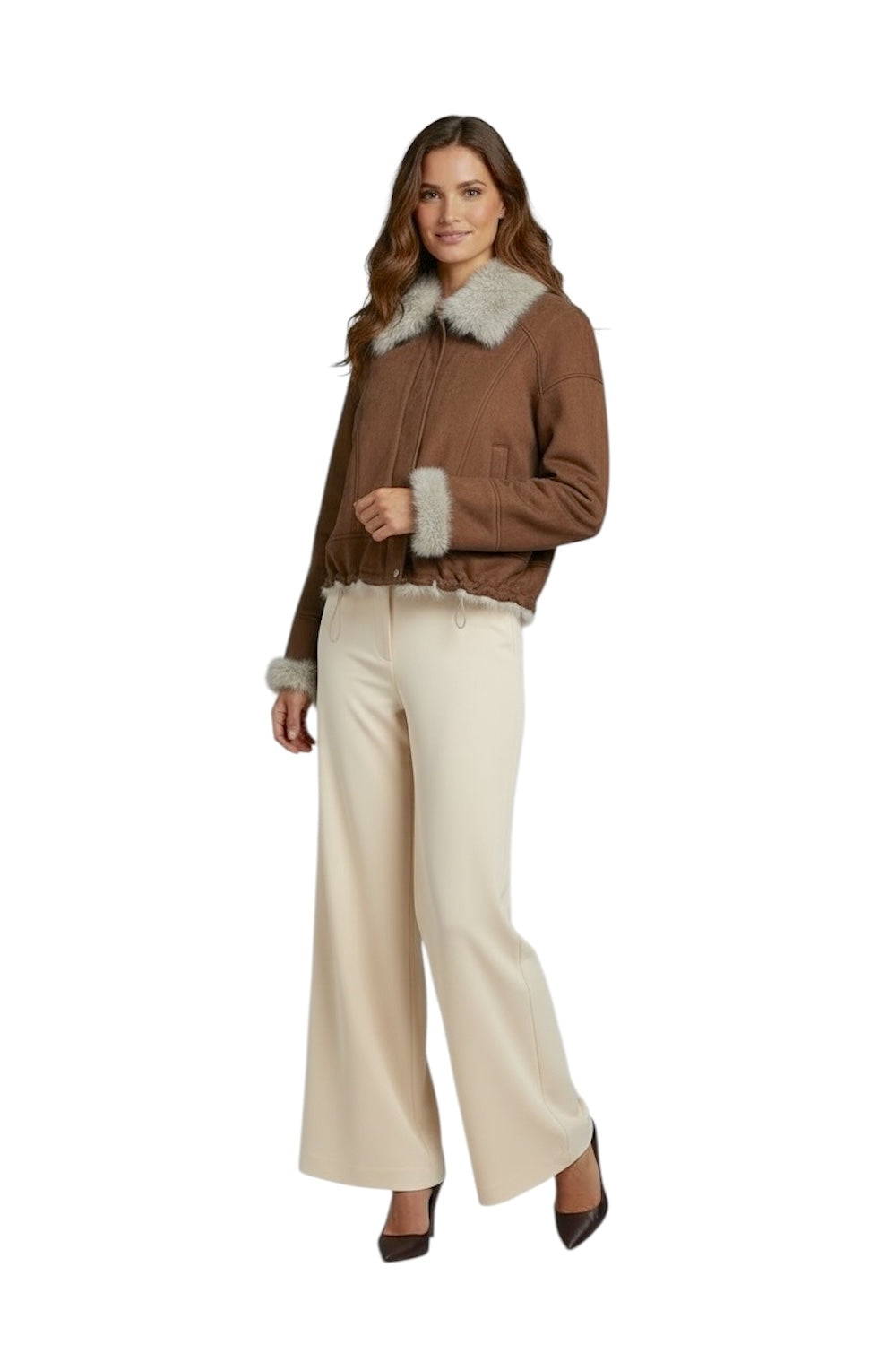 Le îls brown reversible jacket