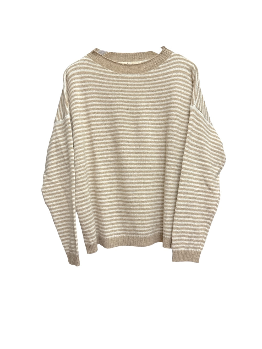 Le îls butter camel line cashmere pullover