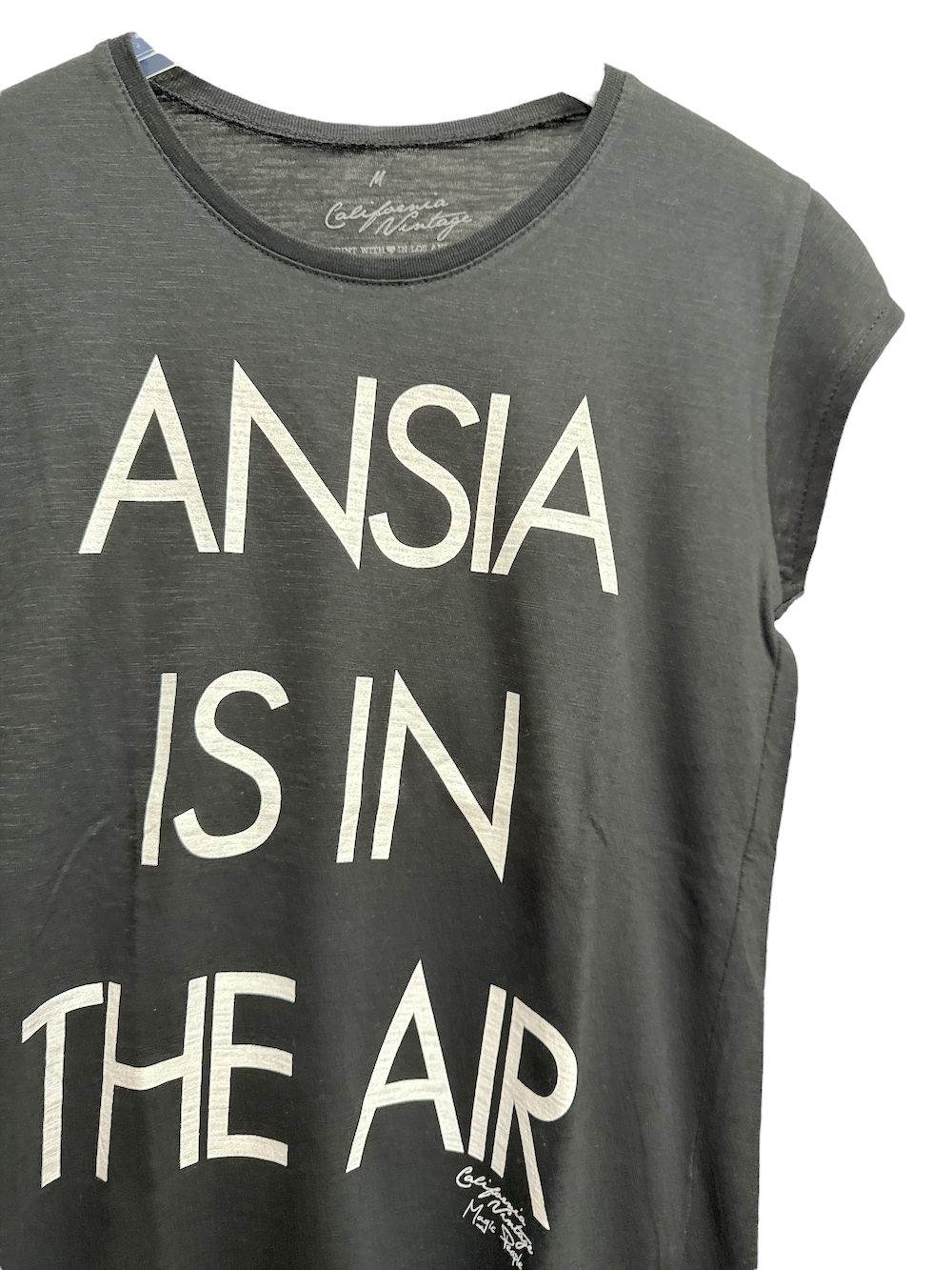 California Vintage ansia black t-shirt