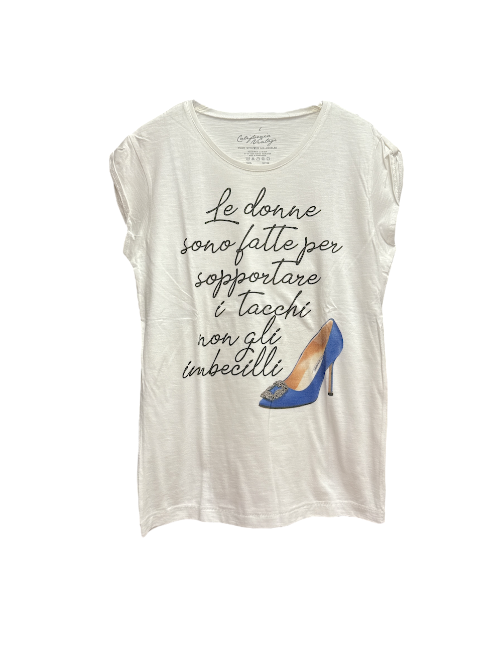 California Vintage le donne white t-shirt