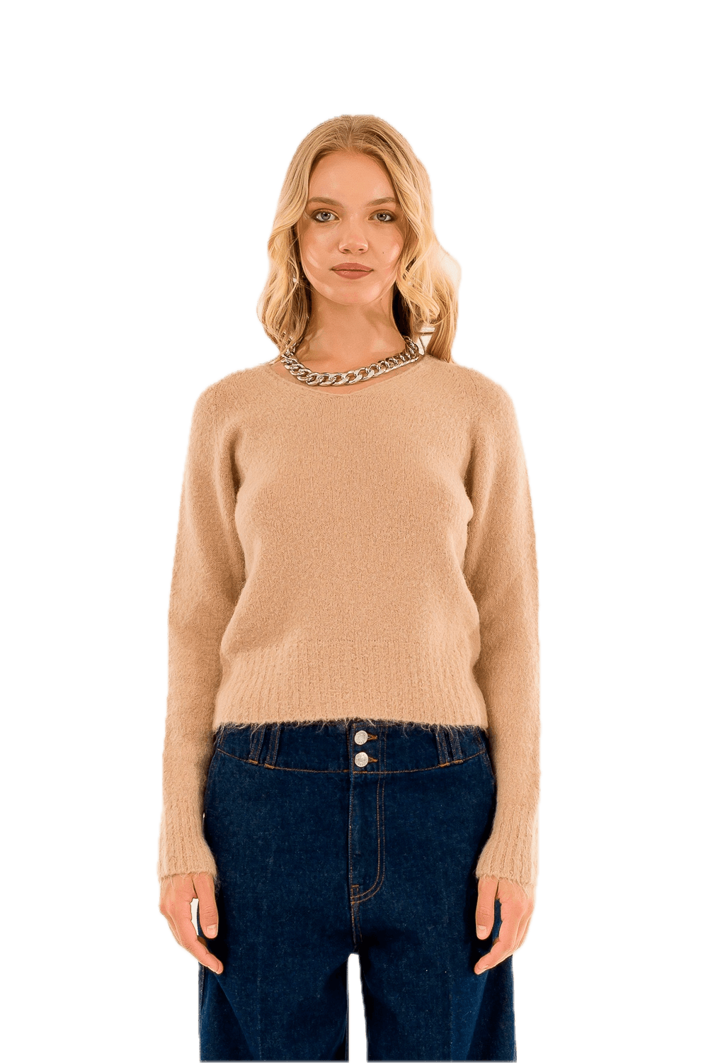 Kontatto beige pullover