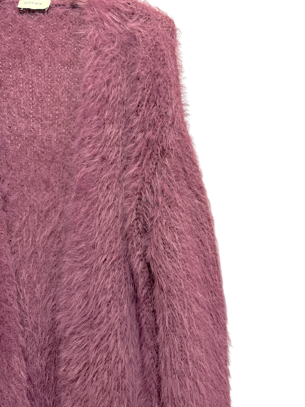 Susy Mix wine cardigan