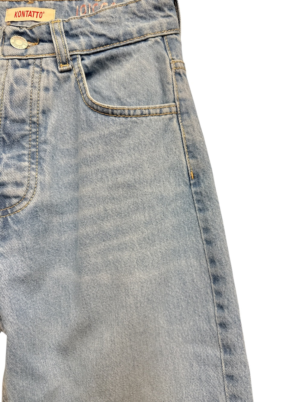 Kontatto ibisco light stone jeans