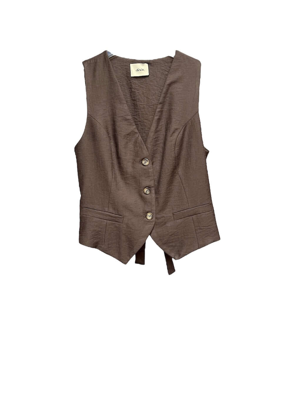 Dixie brown vest