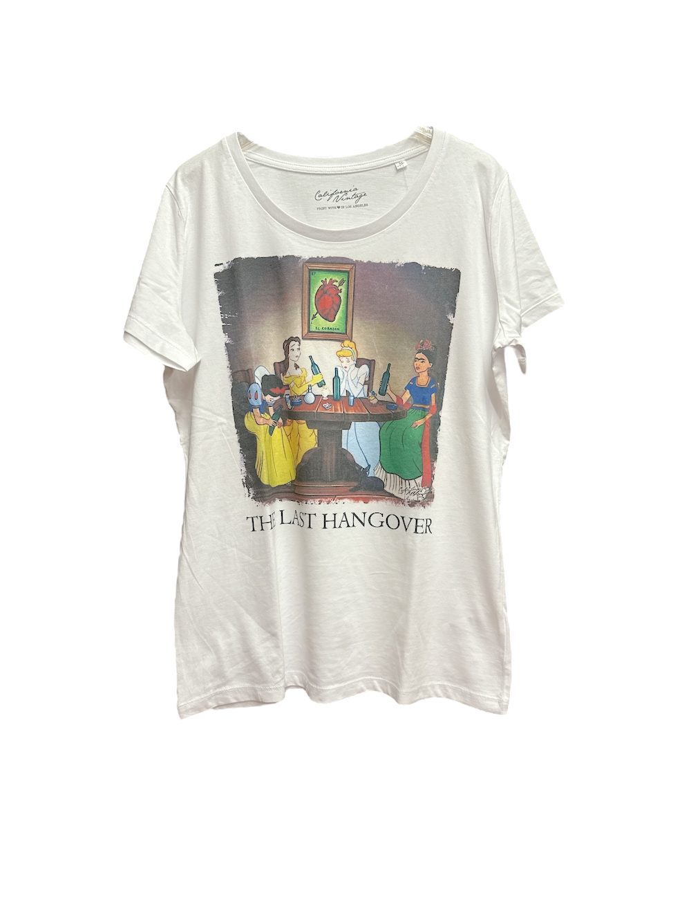 California Vintage the last hangover white t-shirt