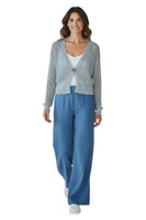 Le îls light blue cardigan