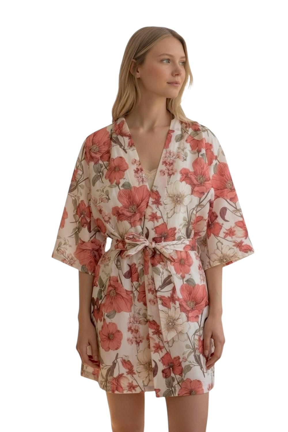 Saiph rotes Kimonohemd