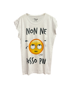 California Vintage non ne posso piu' white t-shirt