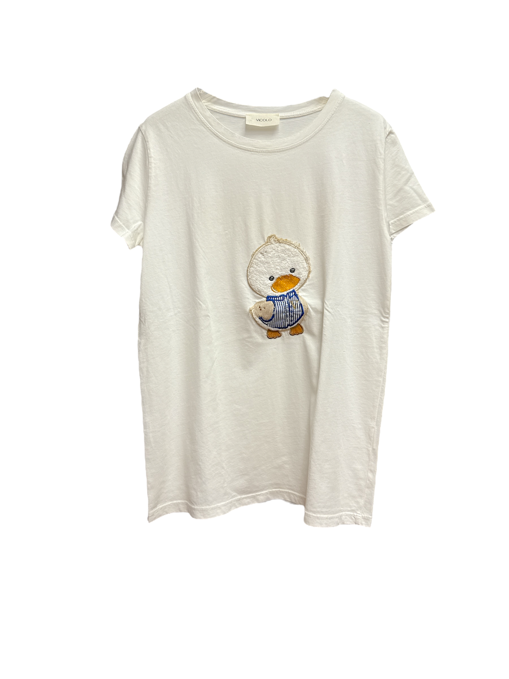 Vicolo flee white t-shirt