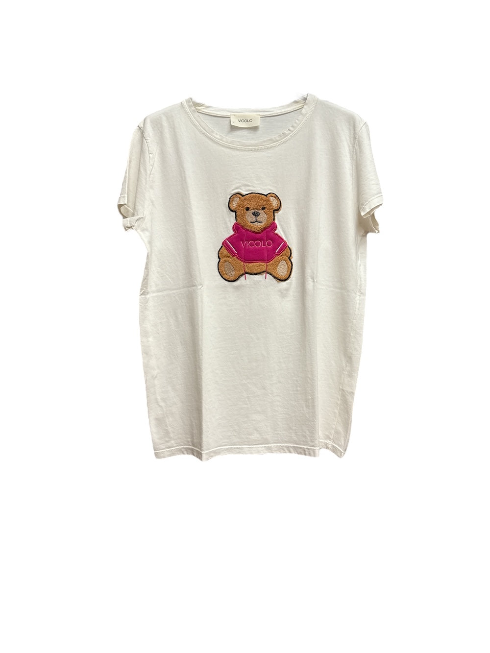 Vicolo bear white t-shirt