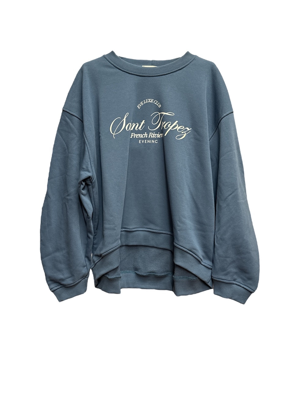 Vicolo light blue white saint tropez sweatshirt