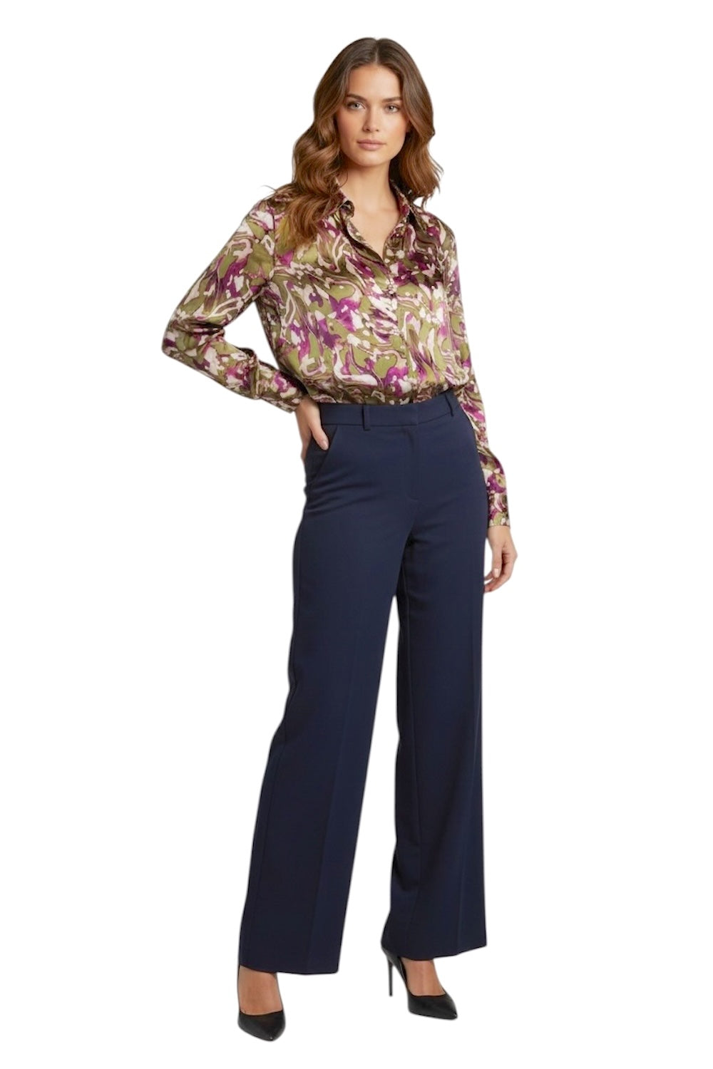 Susy Star olive green shirt