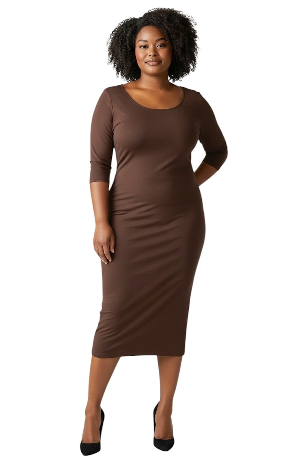 Susy Star brown dress