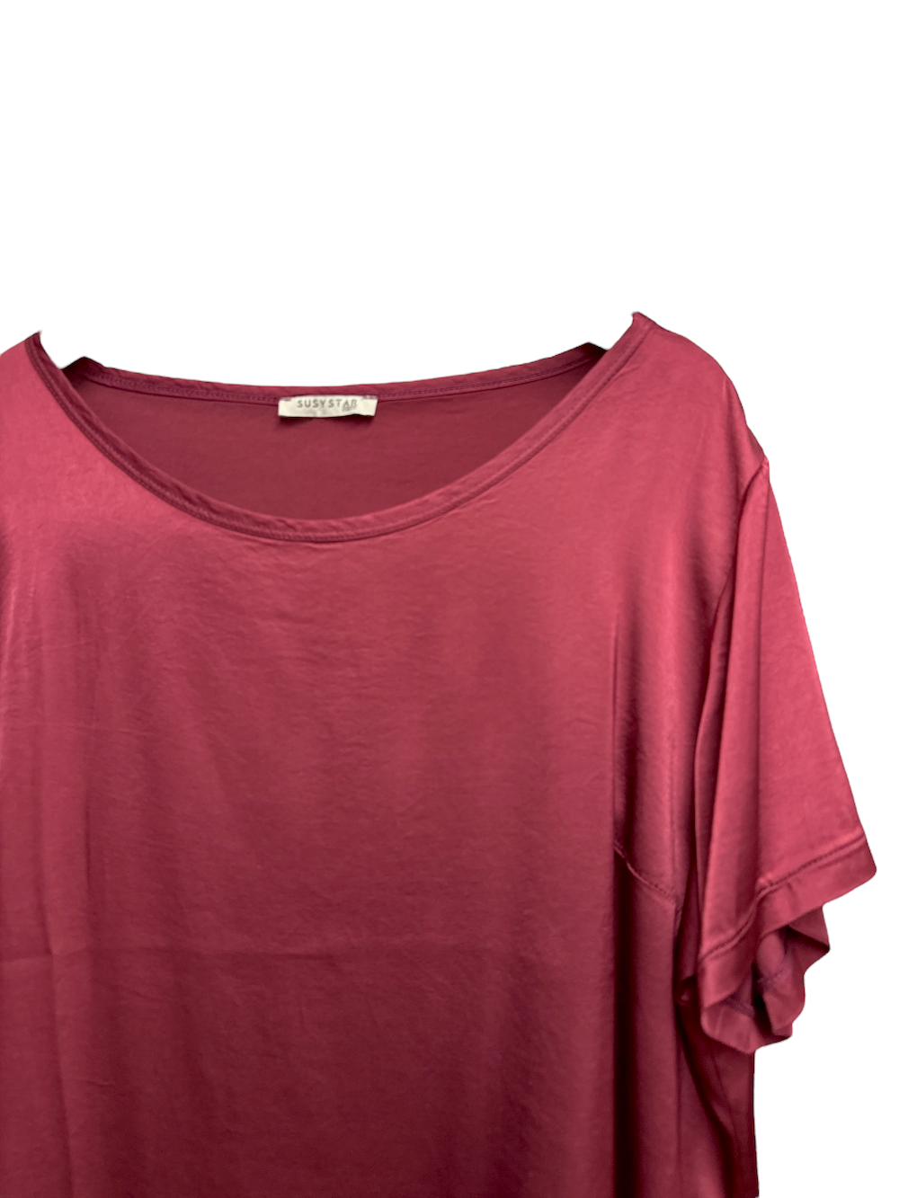 Susy Star raspberry oversize shirt