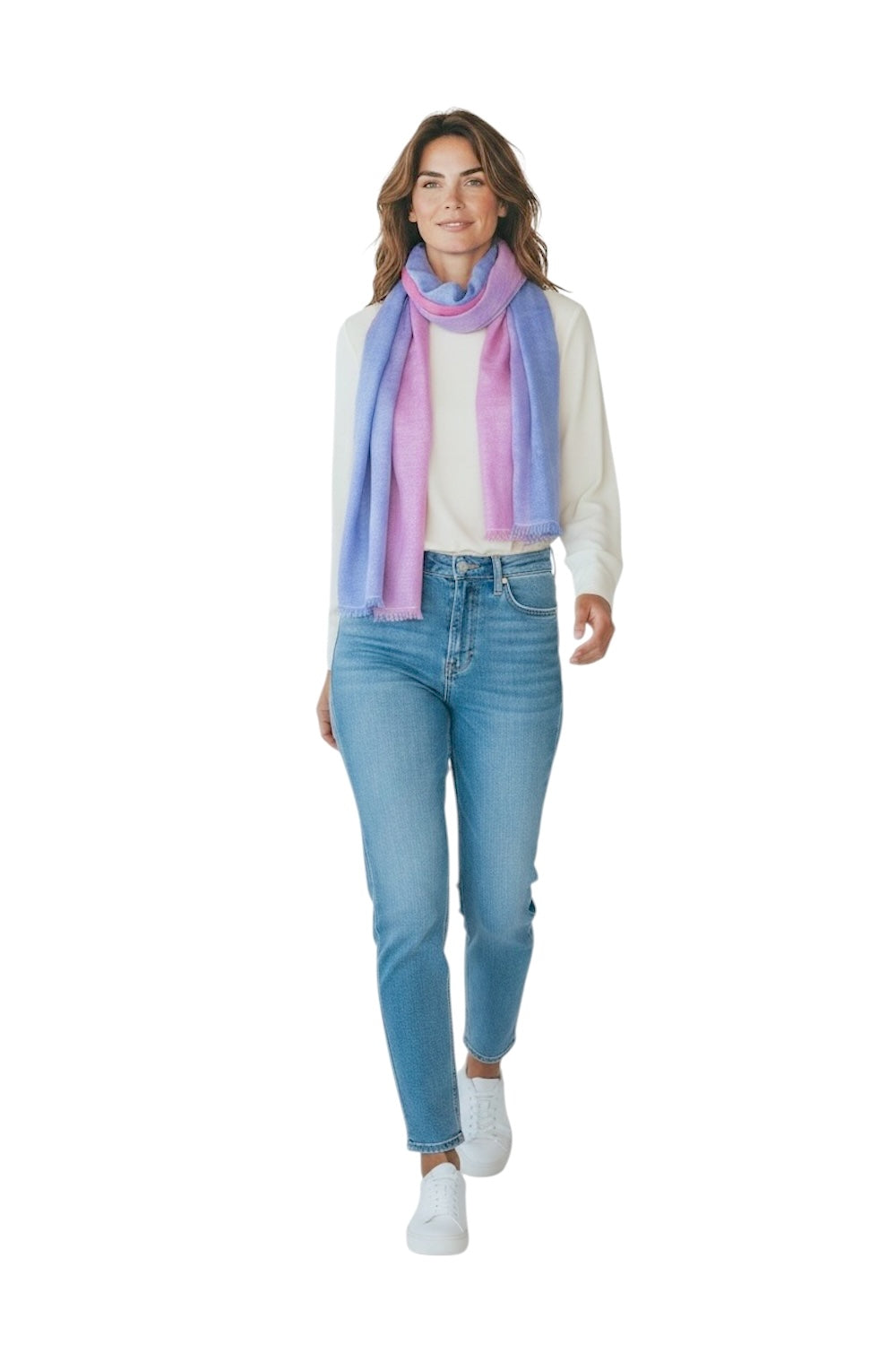 Susy Mix fuchsia scarf