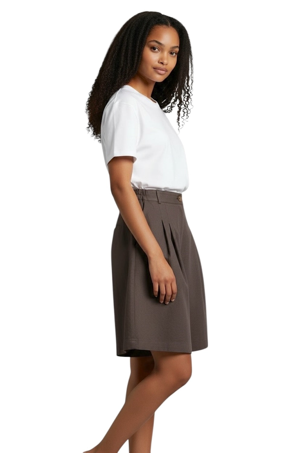Susy Star brown bermuda