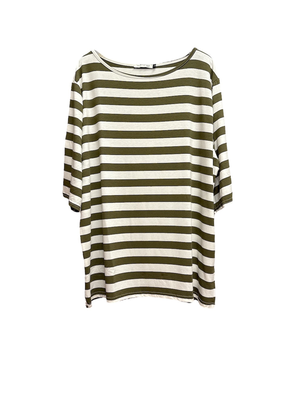 Susy Star green striped t-shirt