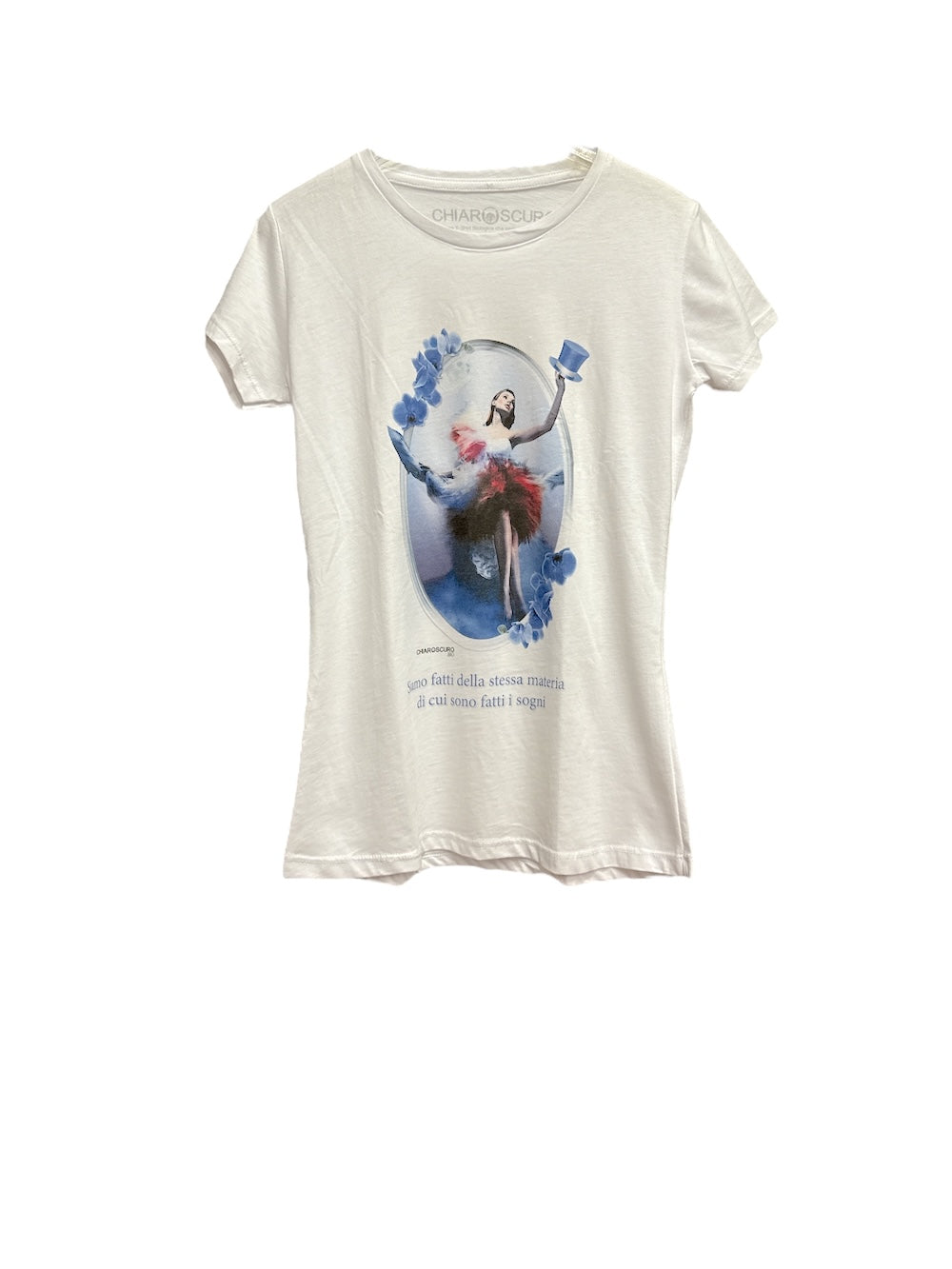 Chiaroscuro white organic t-shirt