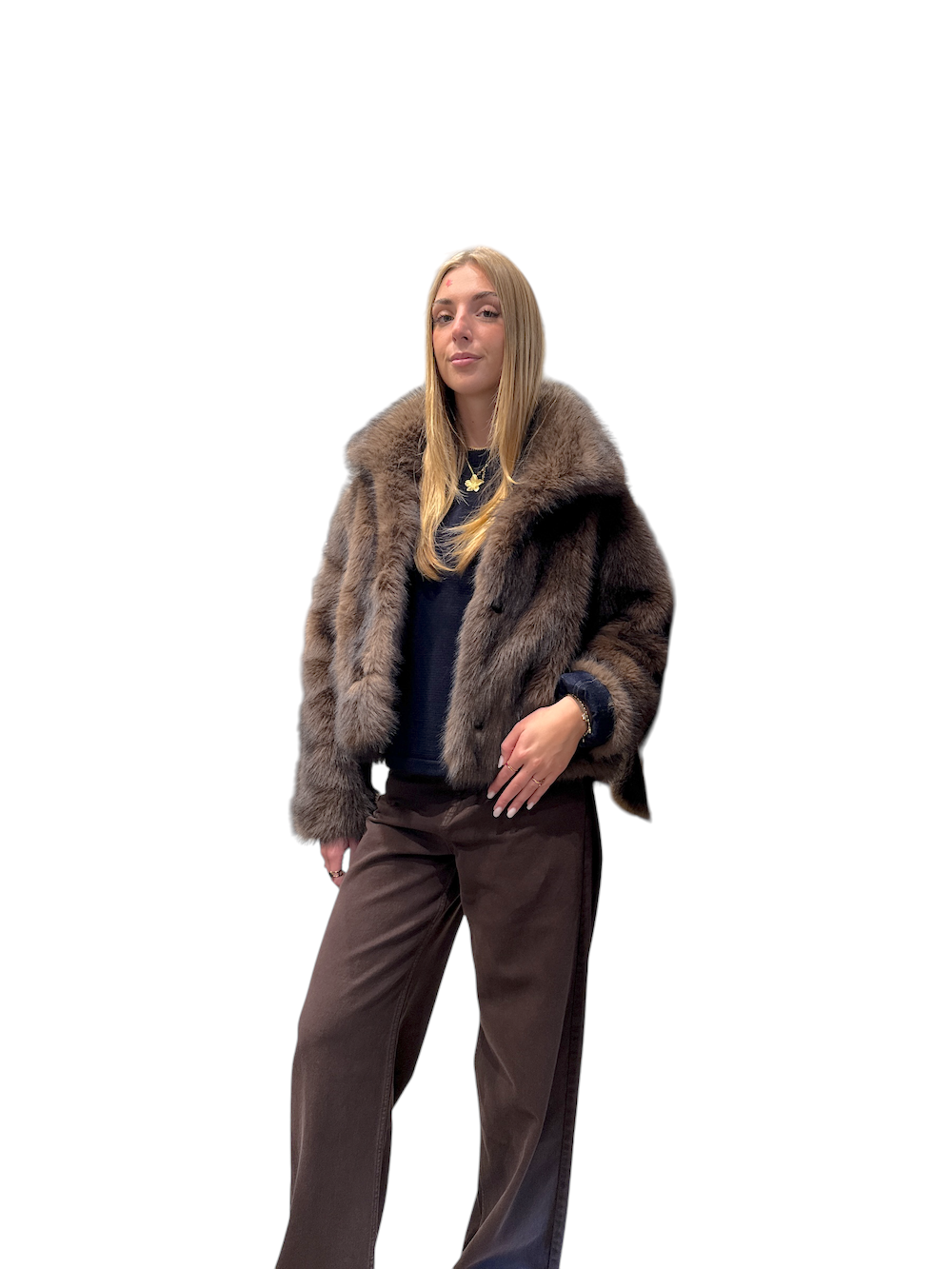 Vicolo blue brown jackets