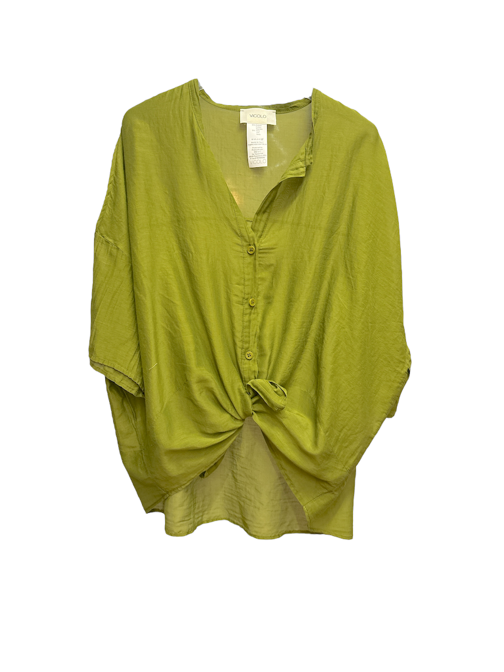 Vicolo olive green shirt