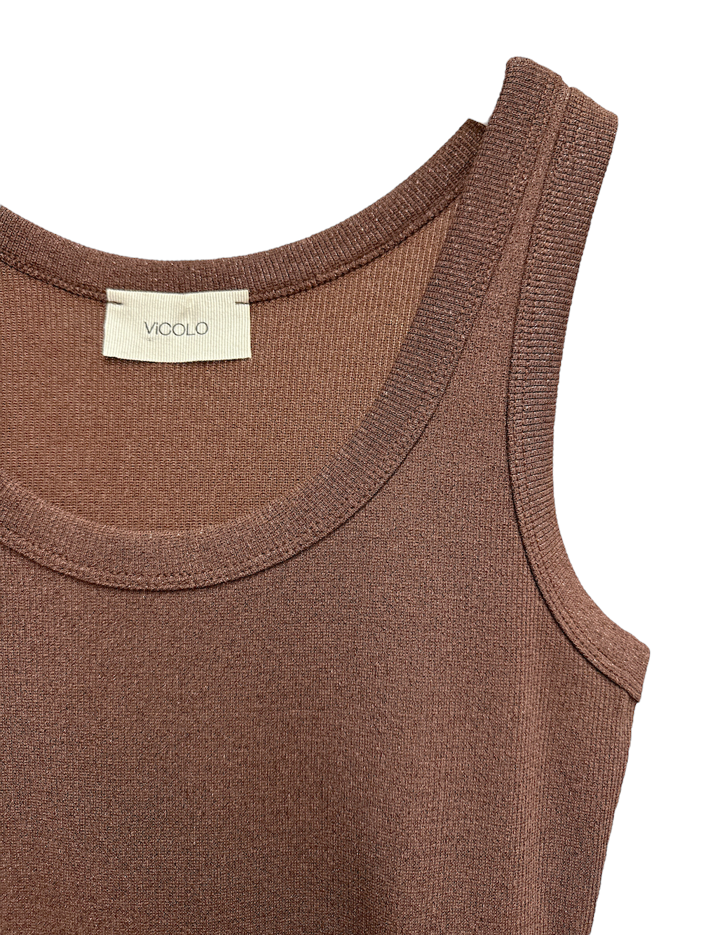 Vicolo brown glitter top