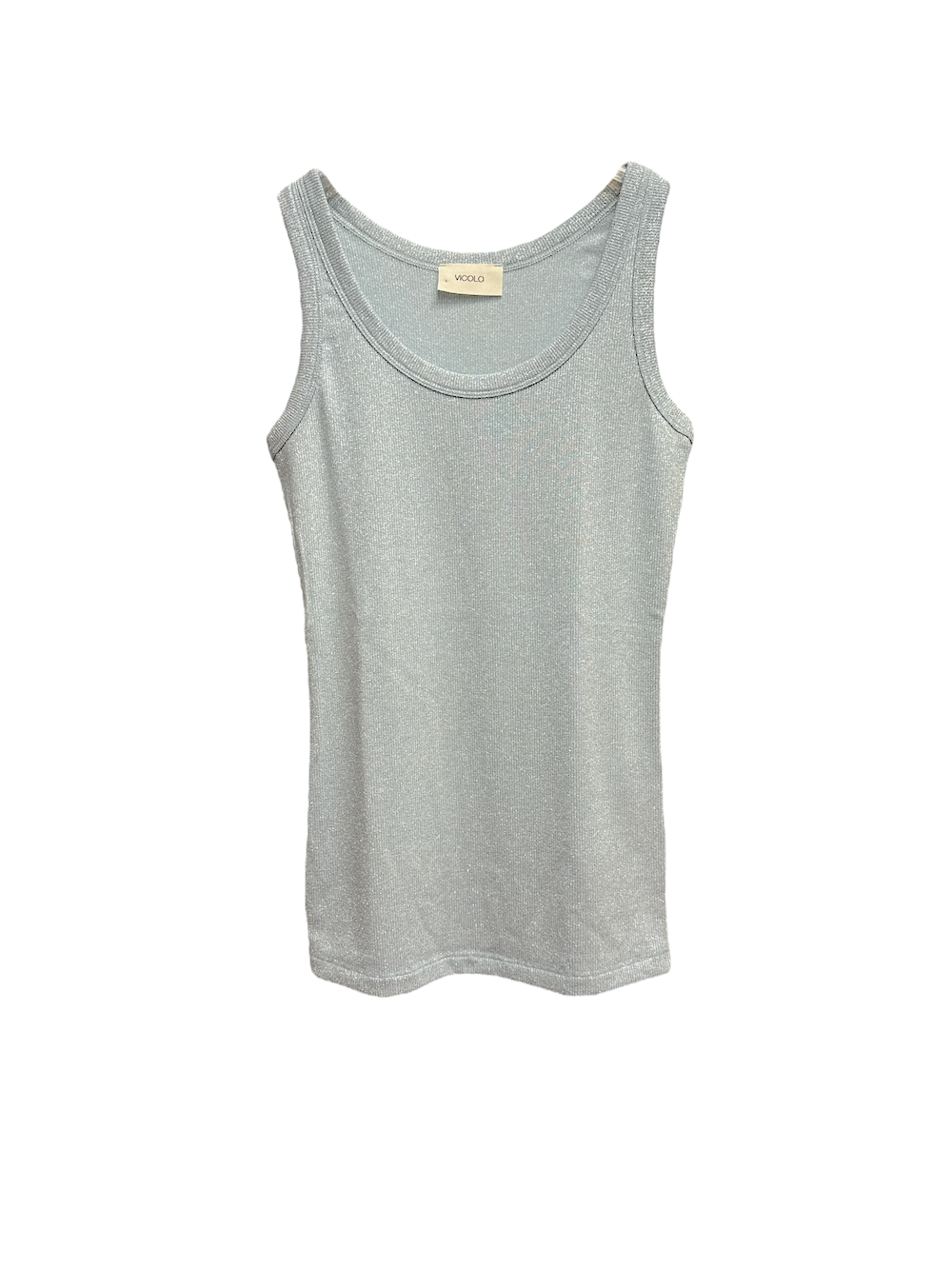 Vicolo light blue glitter top