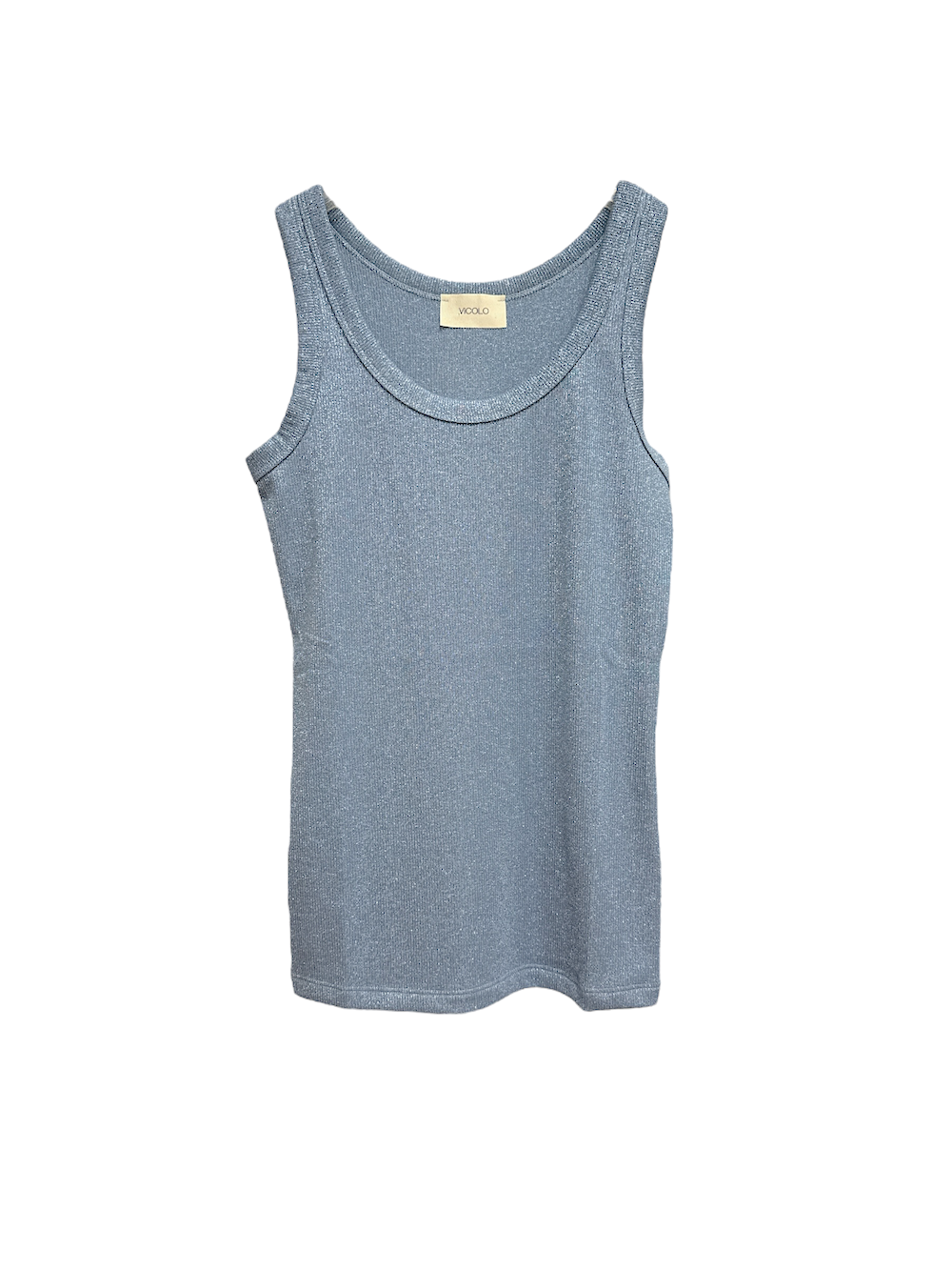 Vicolo sky glitter top