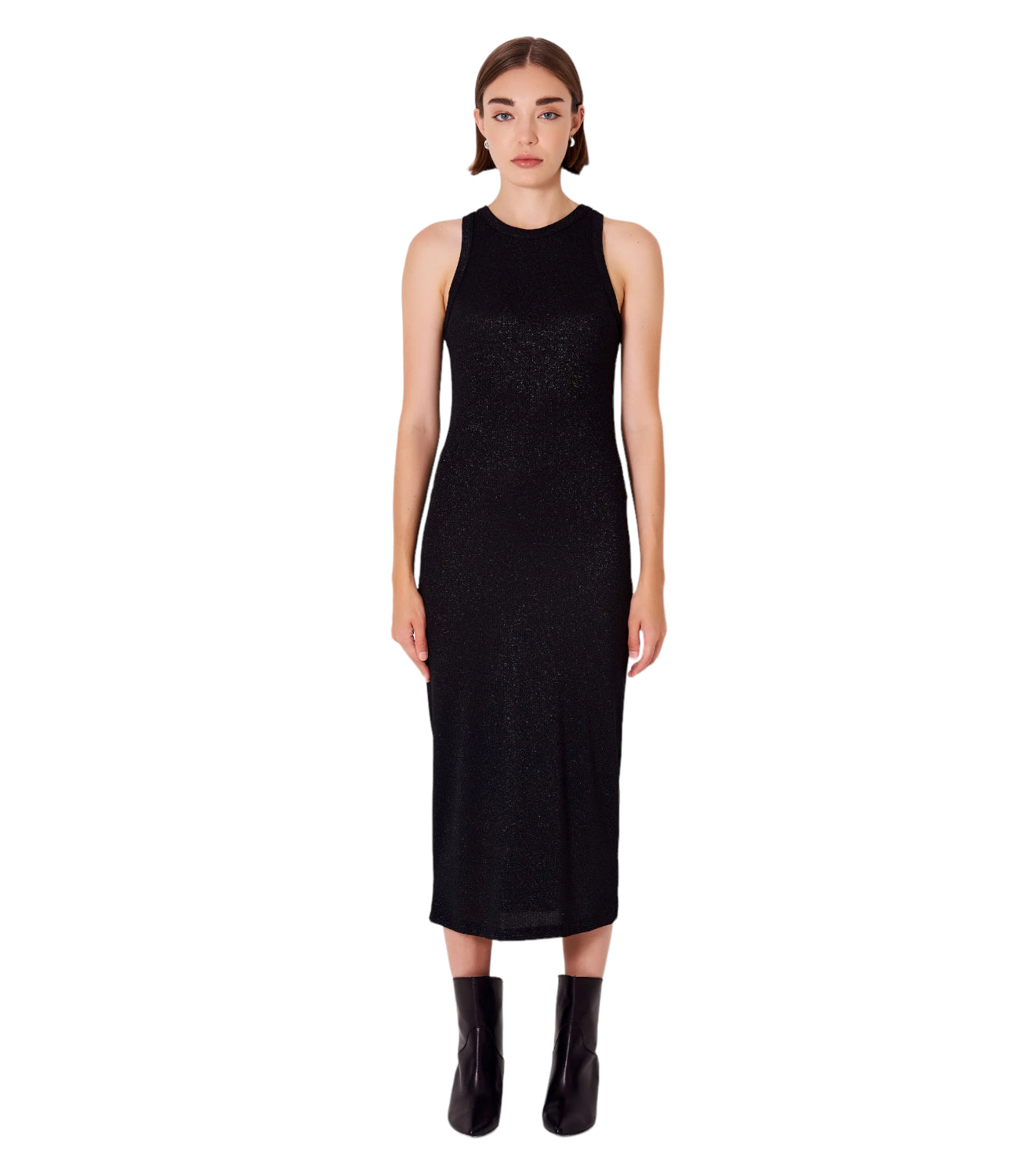 Vicolo black lurex dress