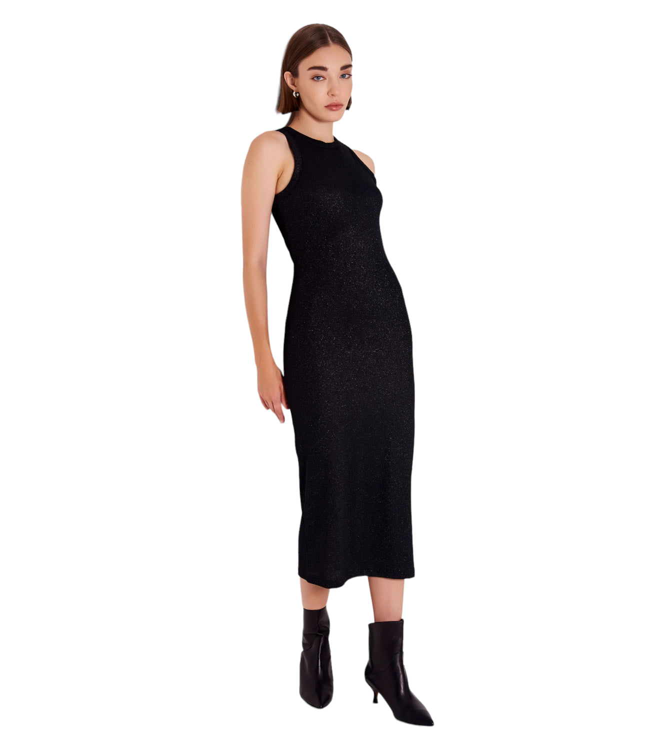 Vicolo black lurex dress