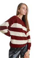Susy Mix wine pullover