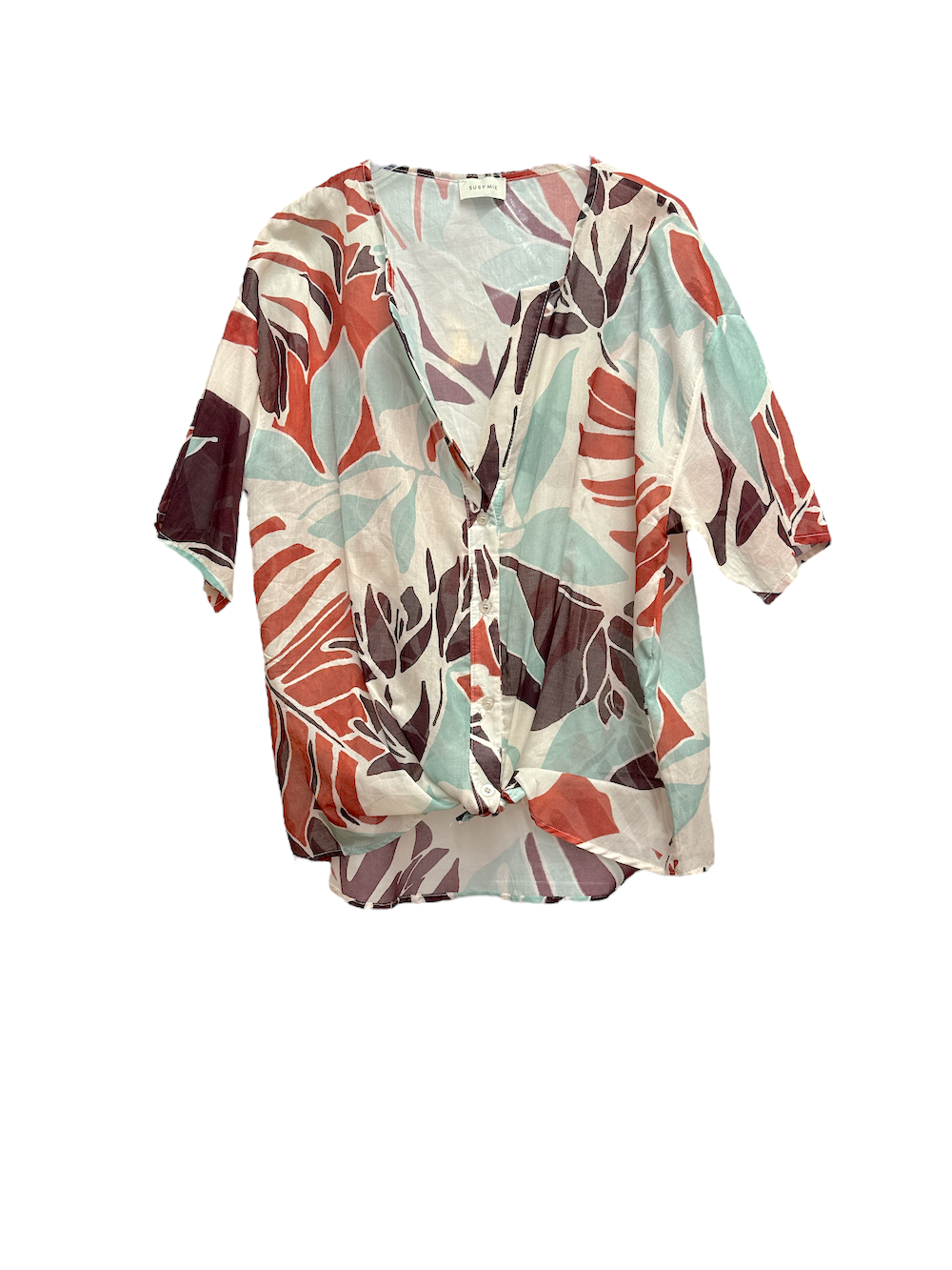 Susy Mix teal shirt