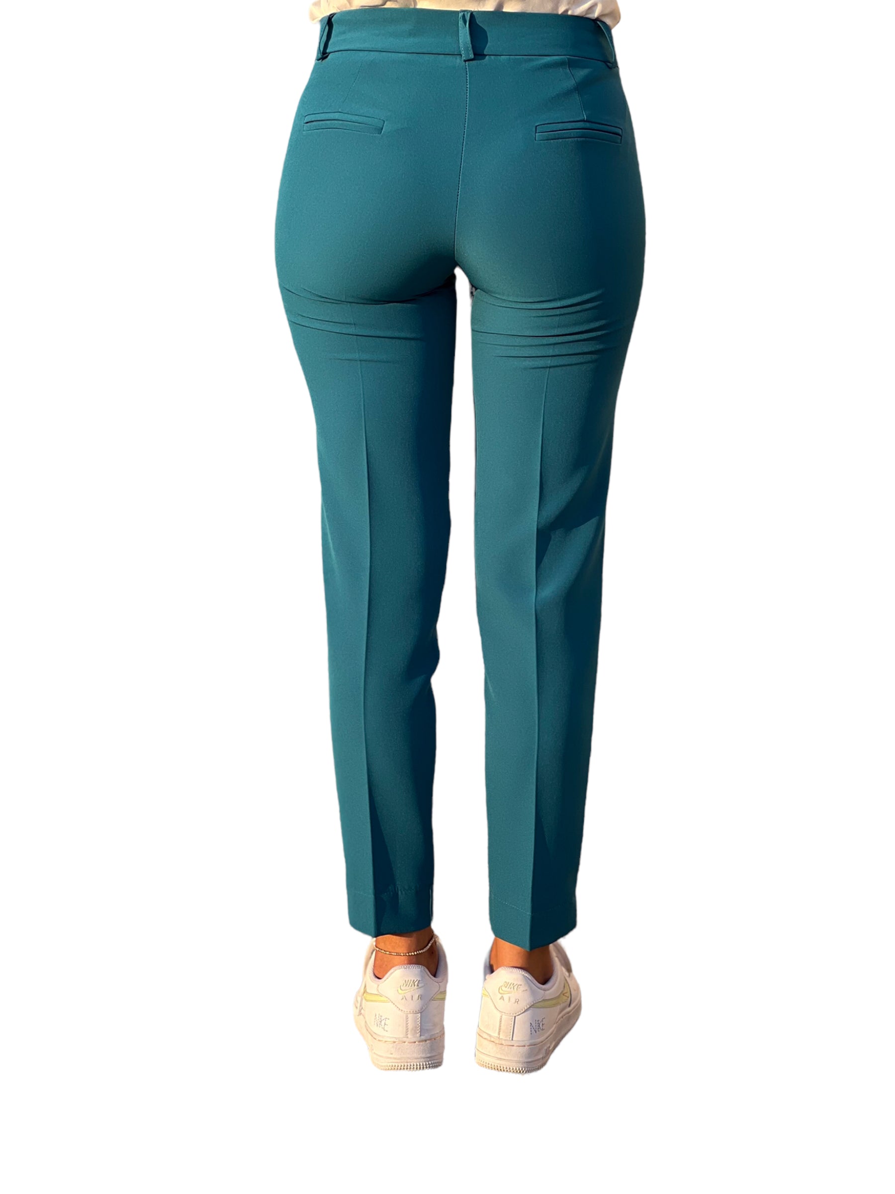 Maryley teal slim pants