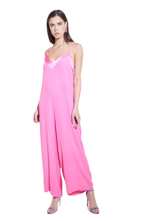 Kikisix fuchsia jumpsuit