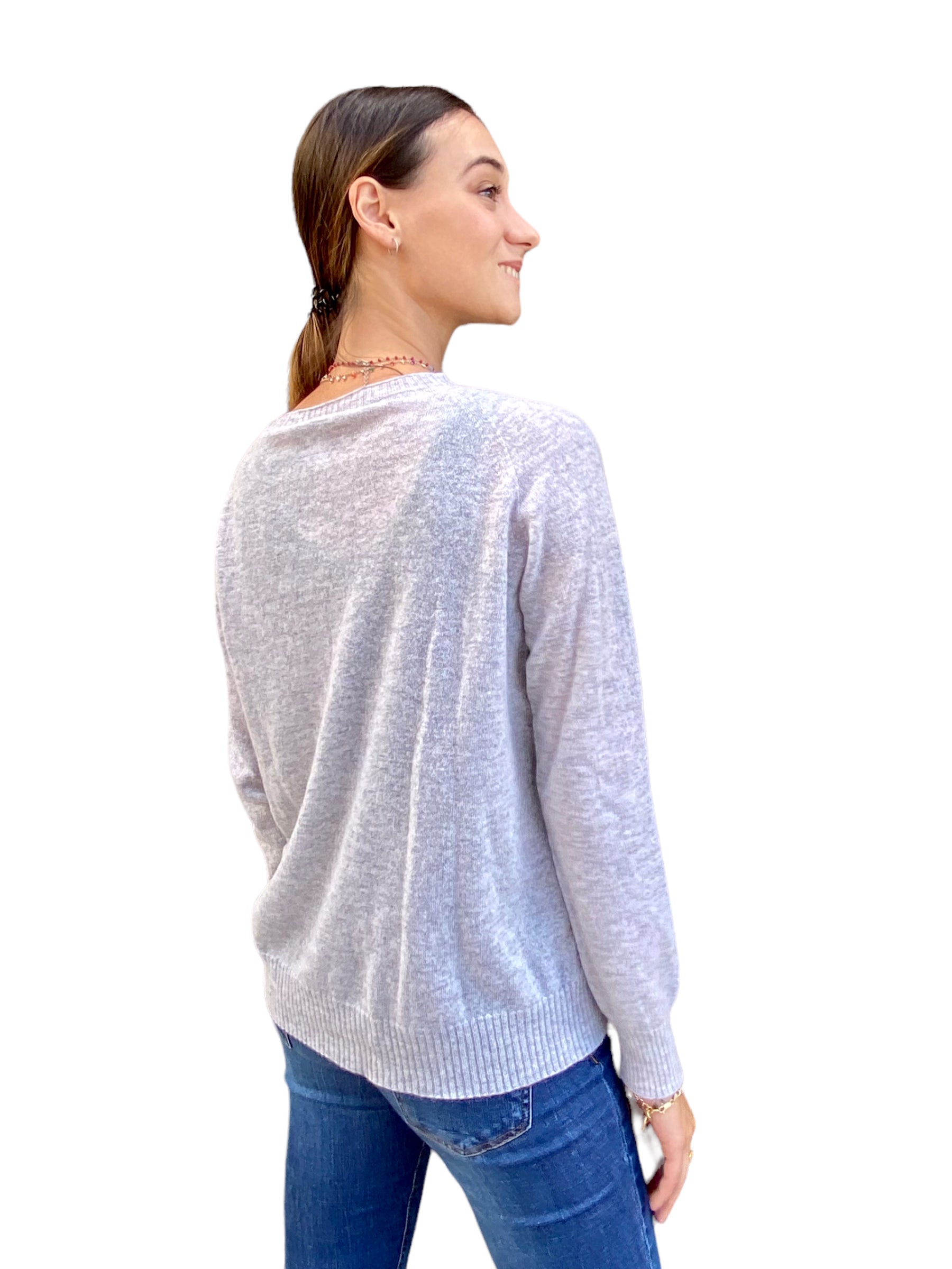 Vicolo melange cashmere pullover