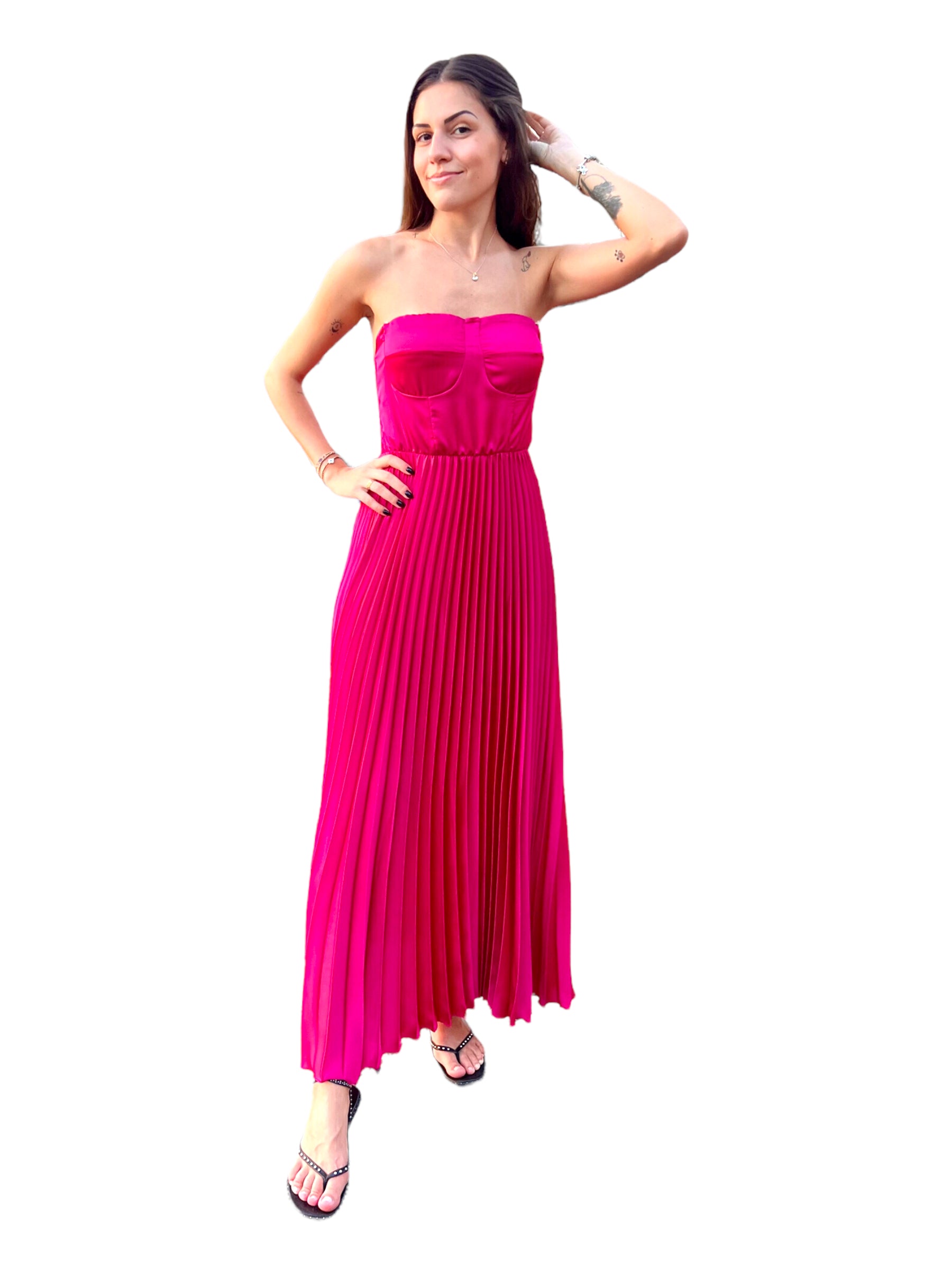 Dixie fuchsia dress