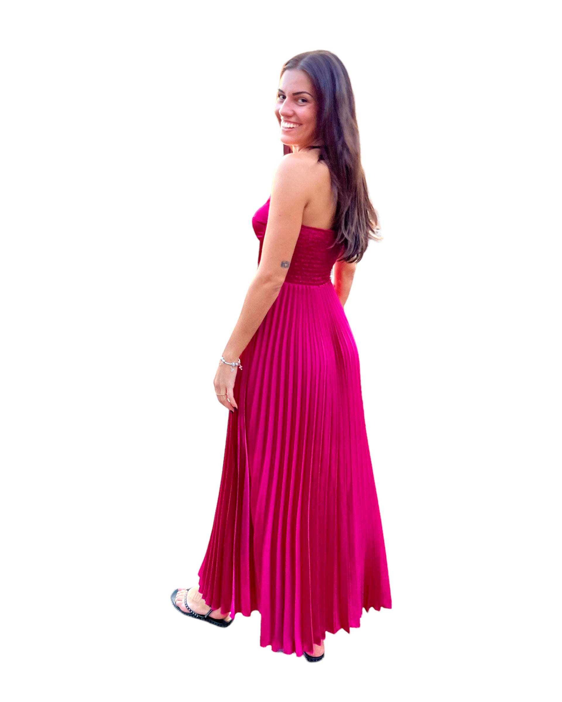 Dixie fuchsia dress