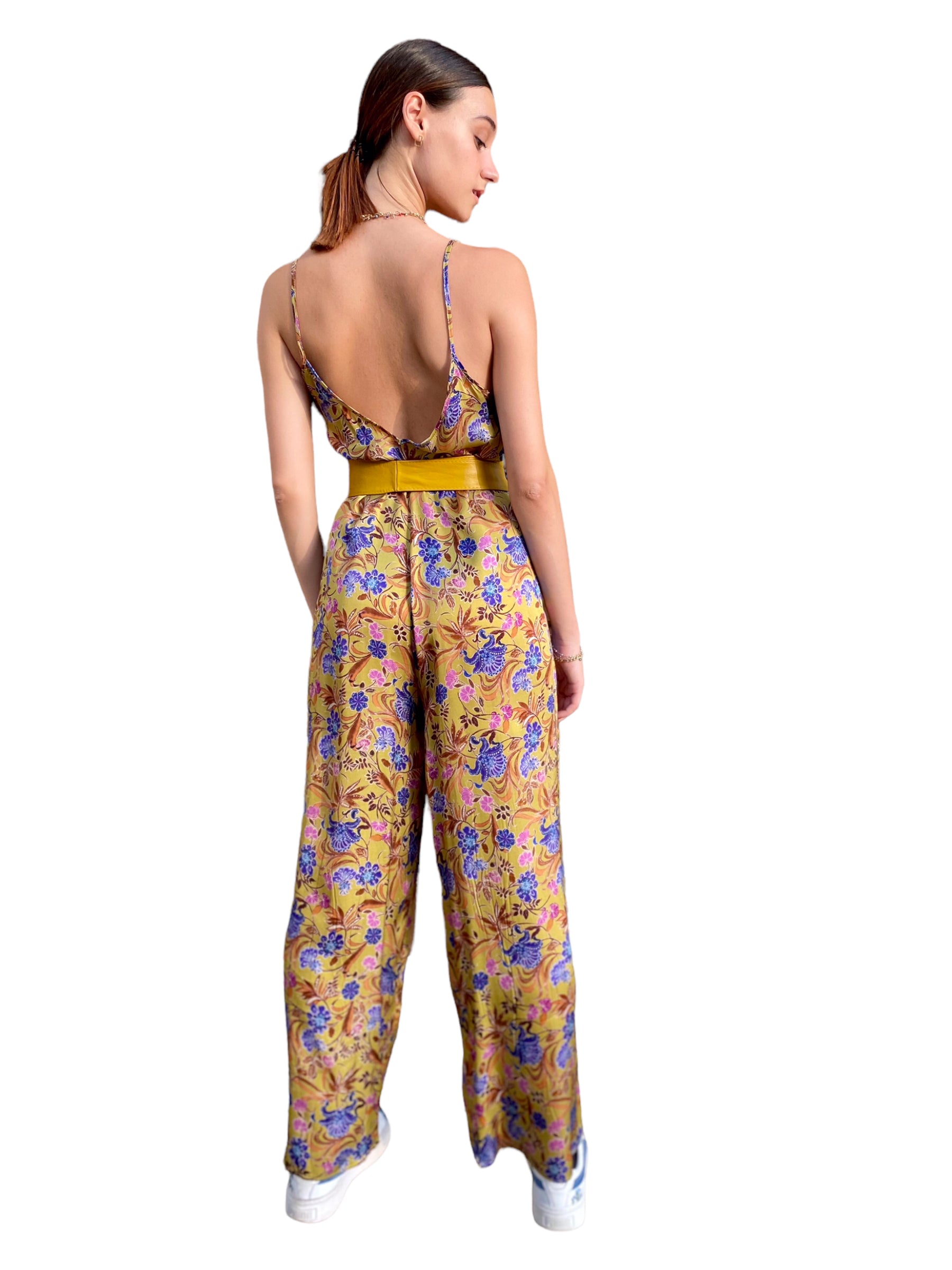 Kontatto oil/ turquoise jumpsuit