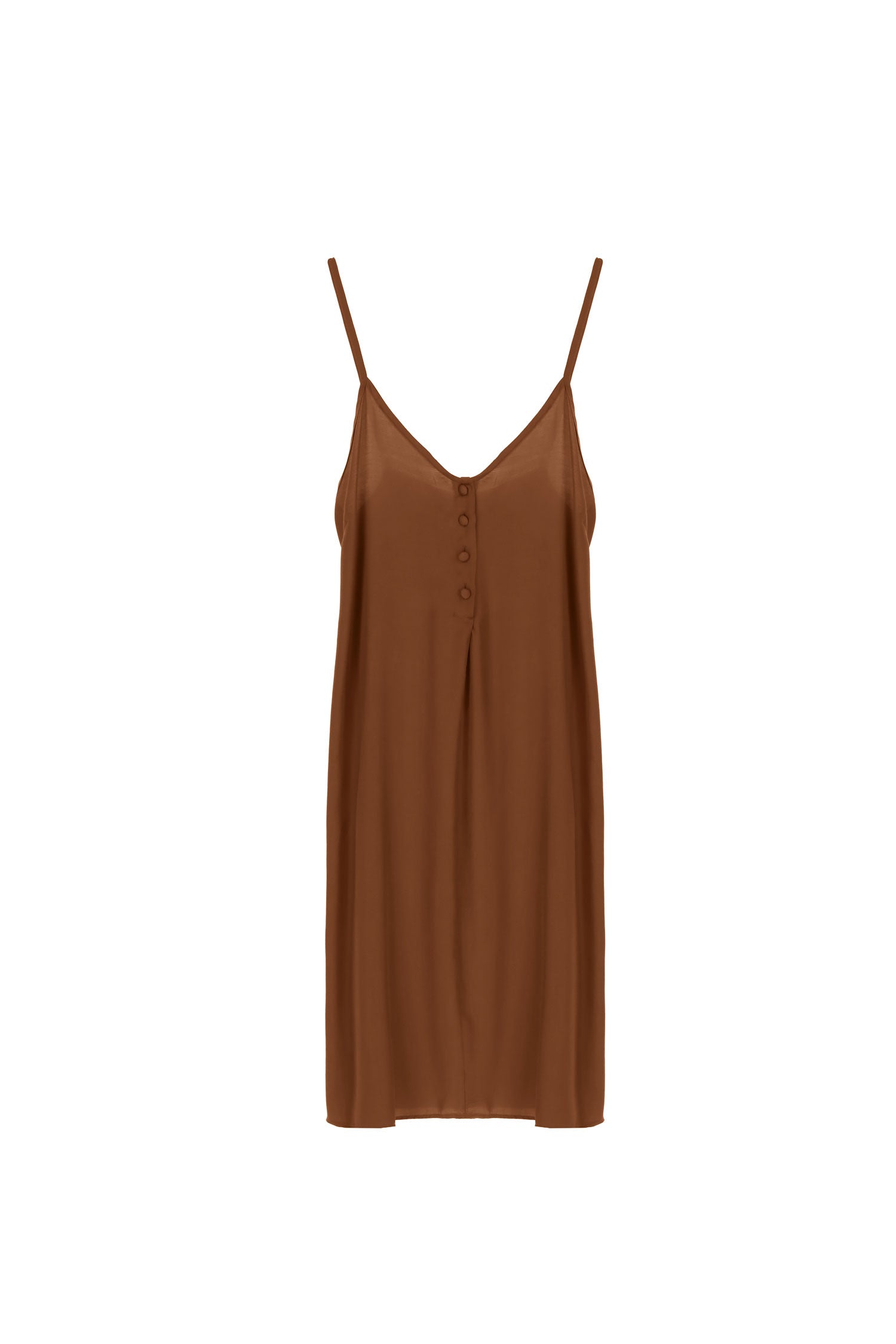 Dixie cognac short dress